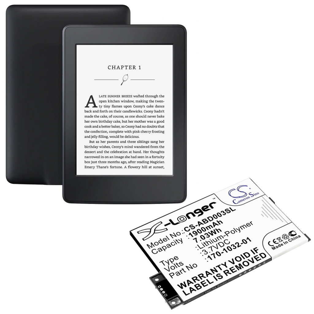 Ebook, eReader Battery Amazon Kindle III