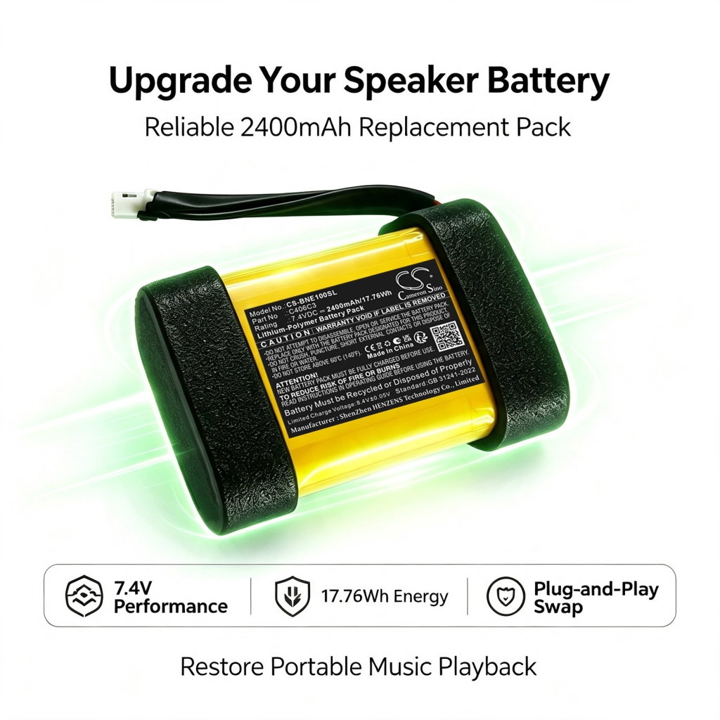 Batteries compatible with Bang & Olufsen Beosound Explore Portable Speaker CS-BNE100SL