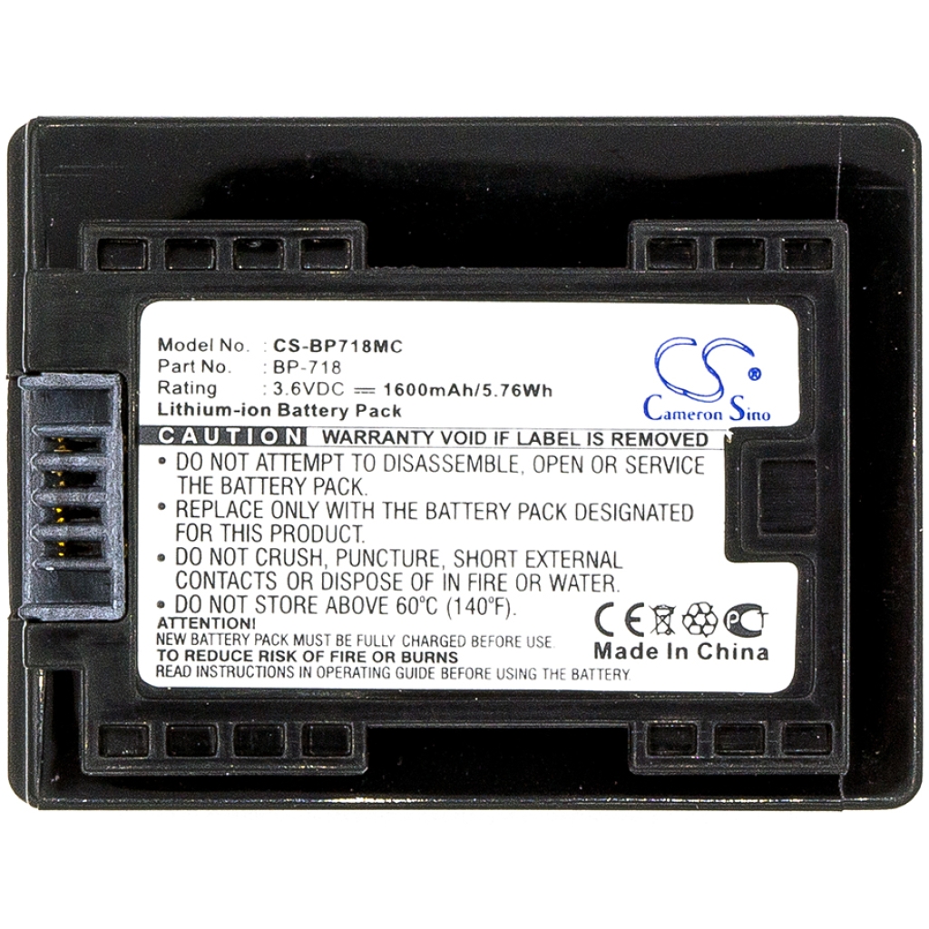 Camera Battery Canon IXIA HF R306