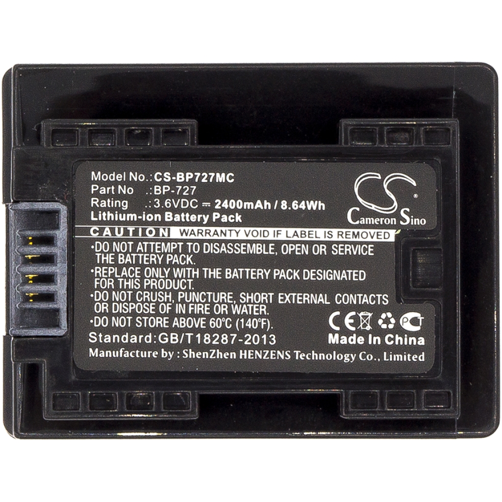 Camera Battery Canon IXIA HF R306
