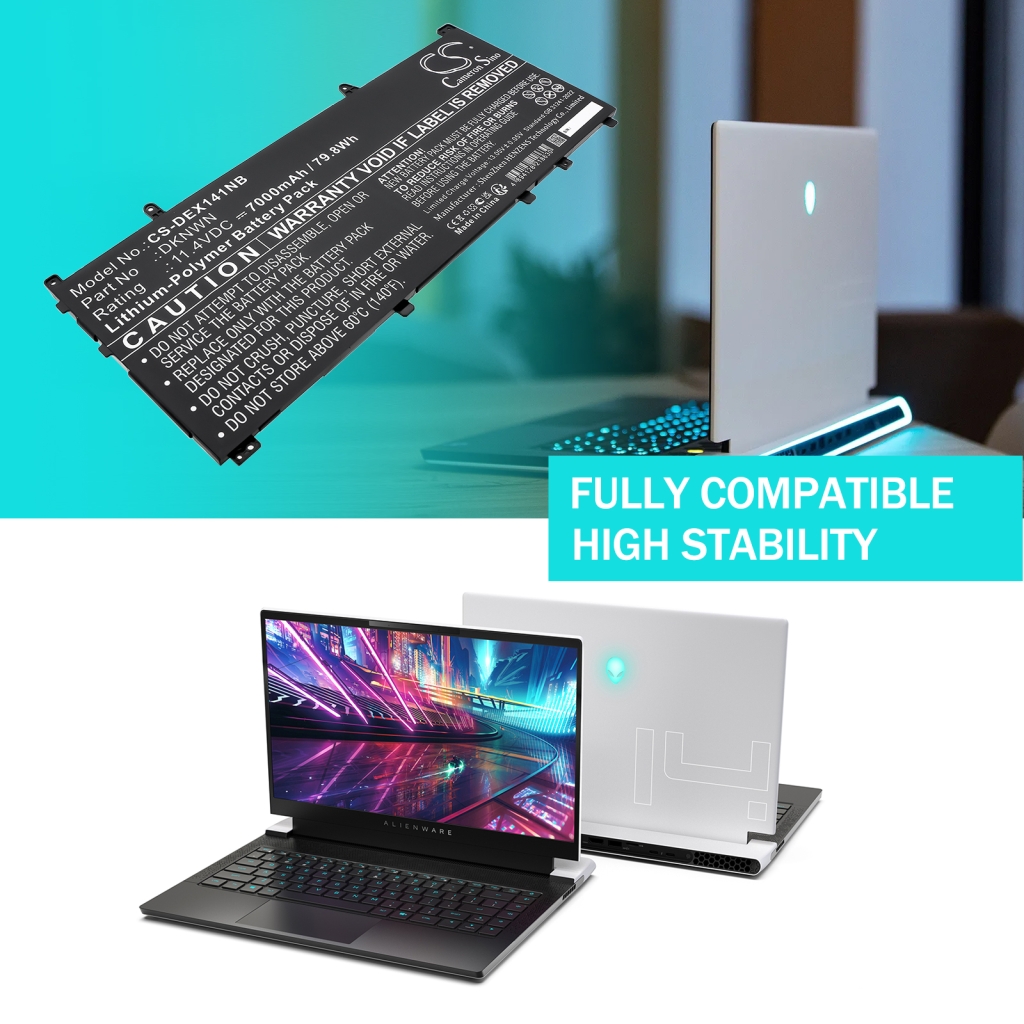 Notebook battery DELL Alienware X14 R2