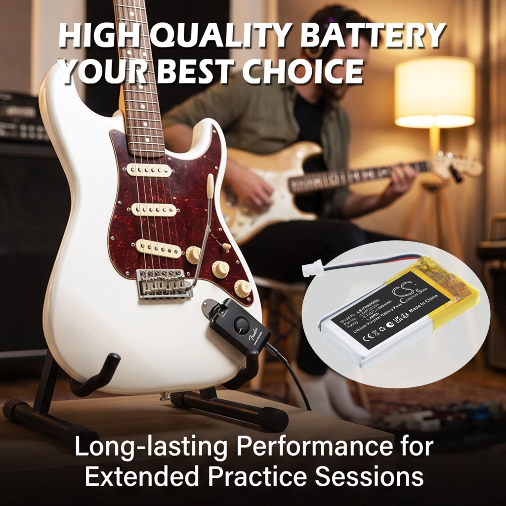 Batteries compatible with Fender F02-2311300/000 F02-2311300/000 CS-FDN200SL