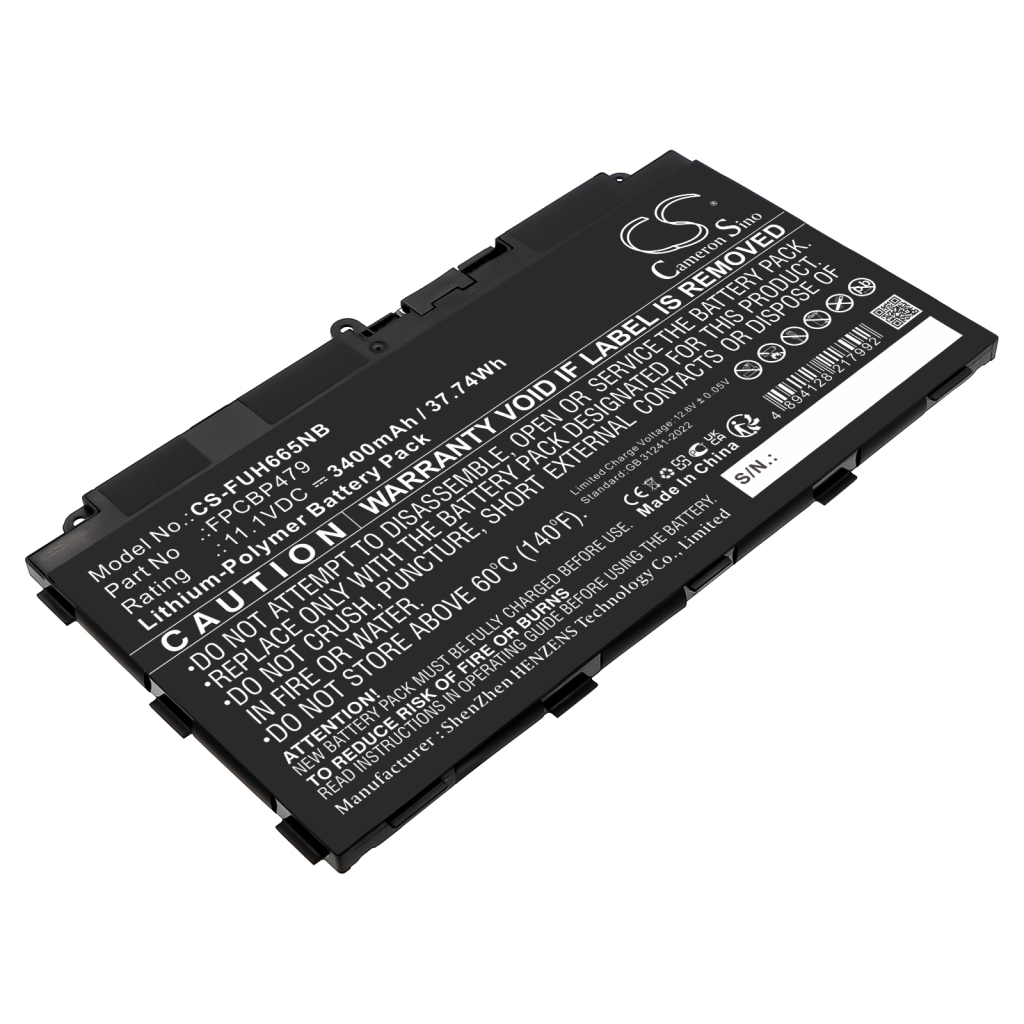 Notebook battery Fujitsu Stylistic Q665