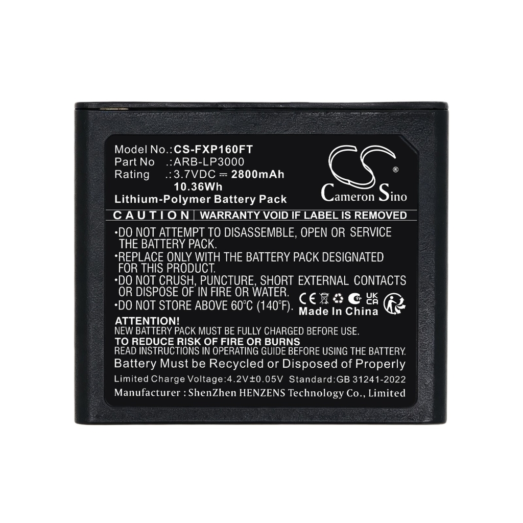 Batteries compatible with Fenix HP16R HP16R CS-FXP160FT