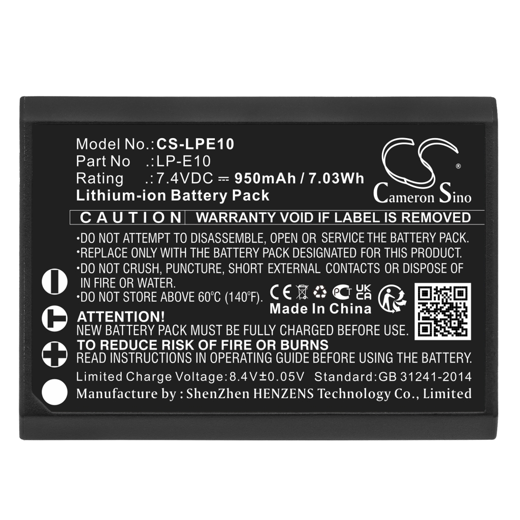 Camera Battery Canon EOS 4000D