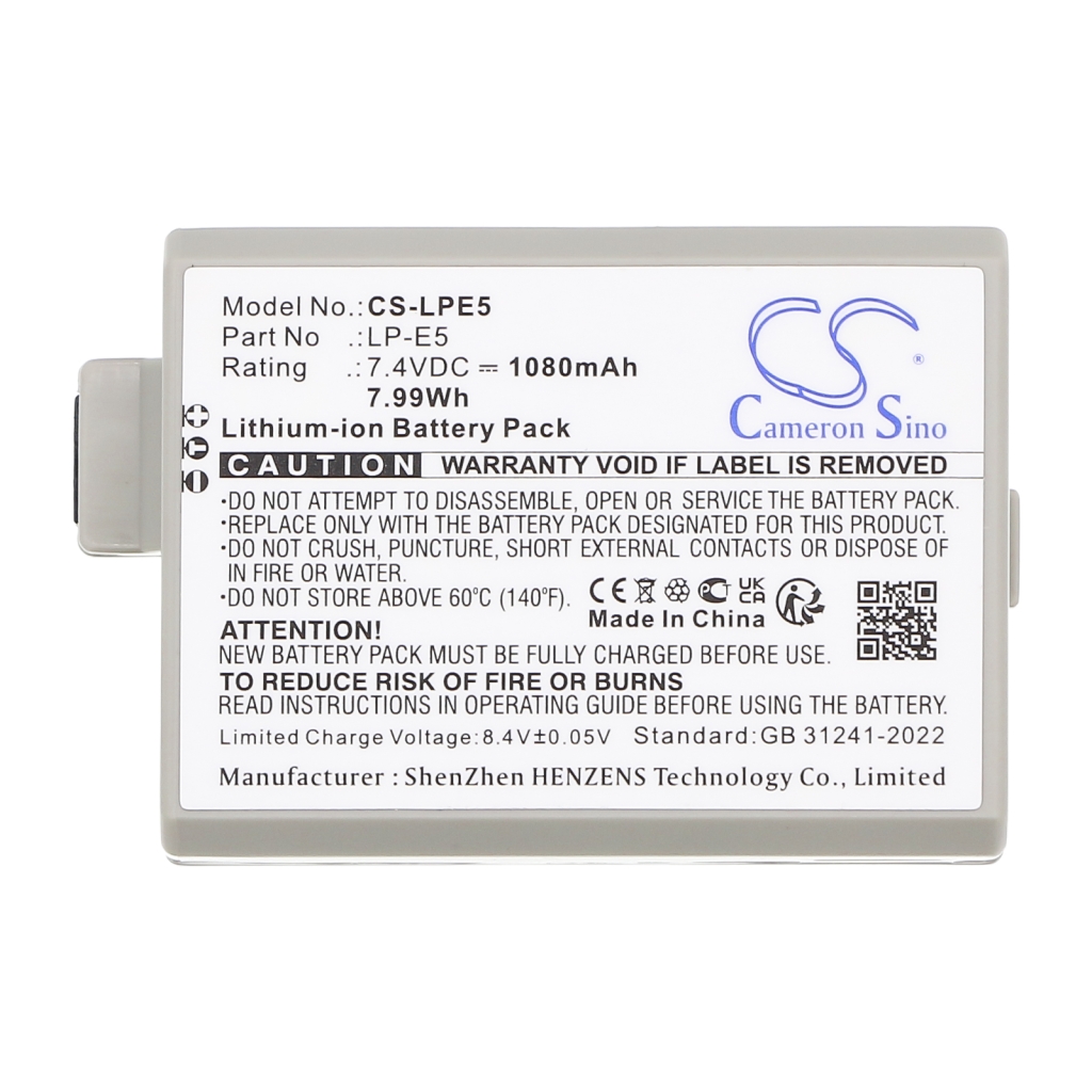 Camera Battery Canon EOS Kiss X3