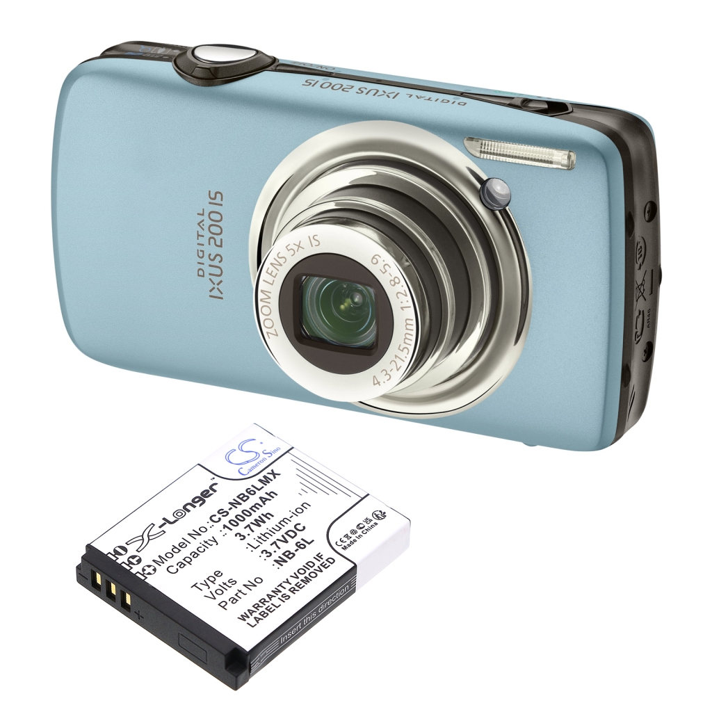 Camera Battery Canon PowerShot S200 PC2007