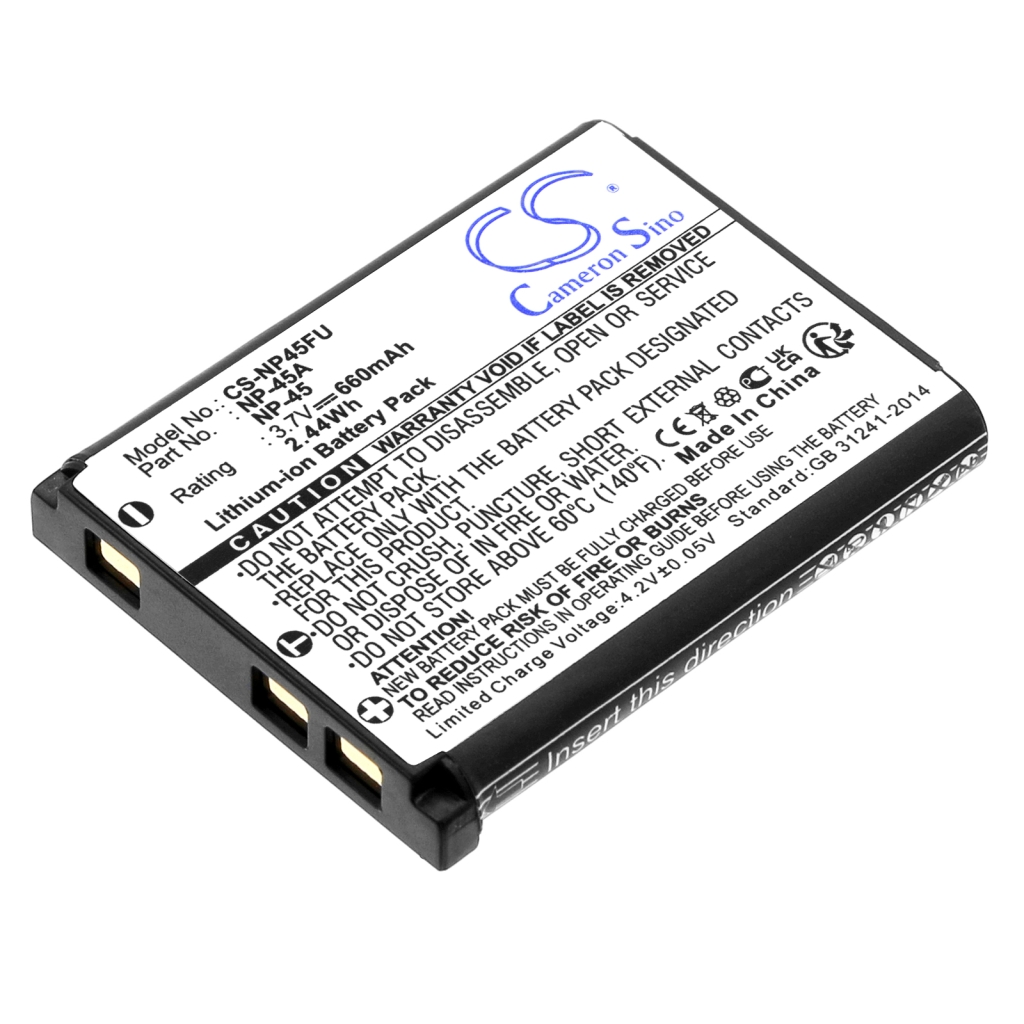 BarCode, Scanner Battery Fujifilm FinePix J15fd