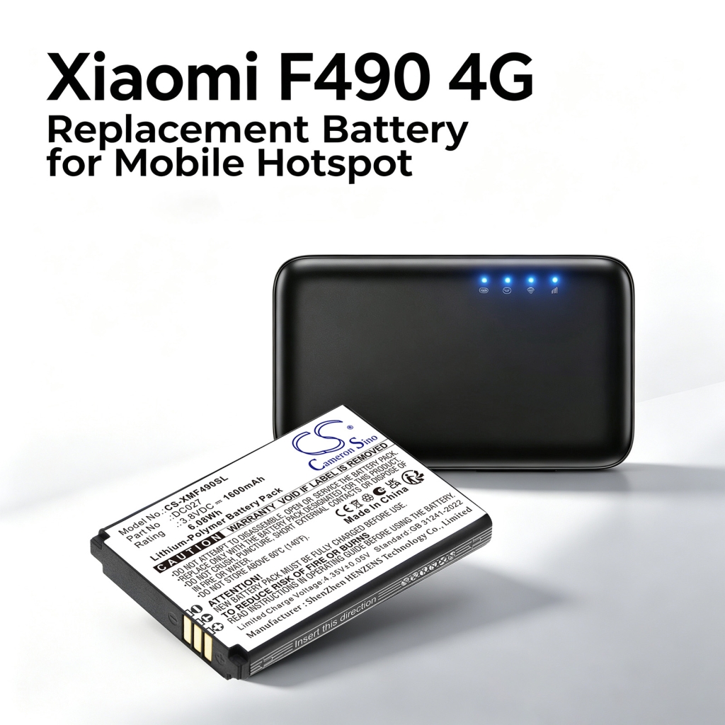 Batteries compatible with Xiaomi F490 4G CS-XMF490SL