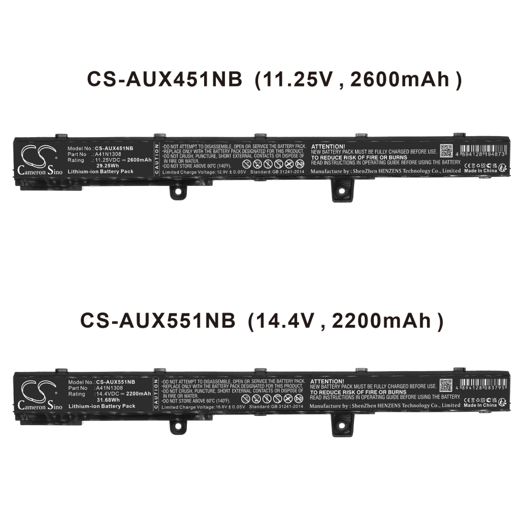 Notebook battery Asus X451CA-VX100H
