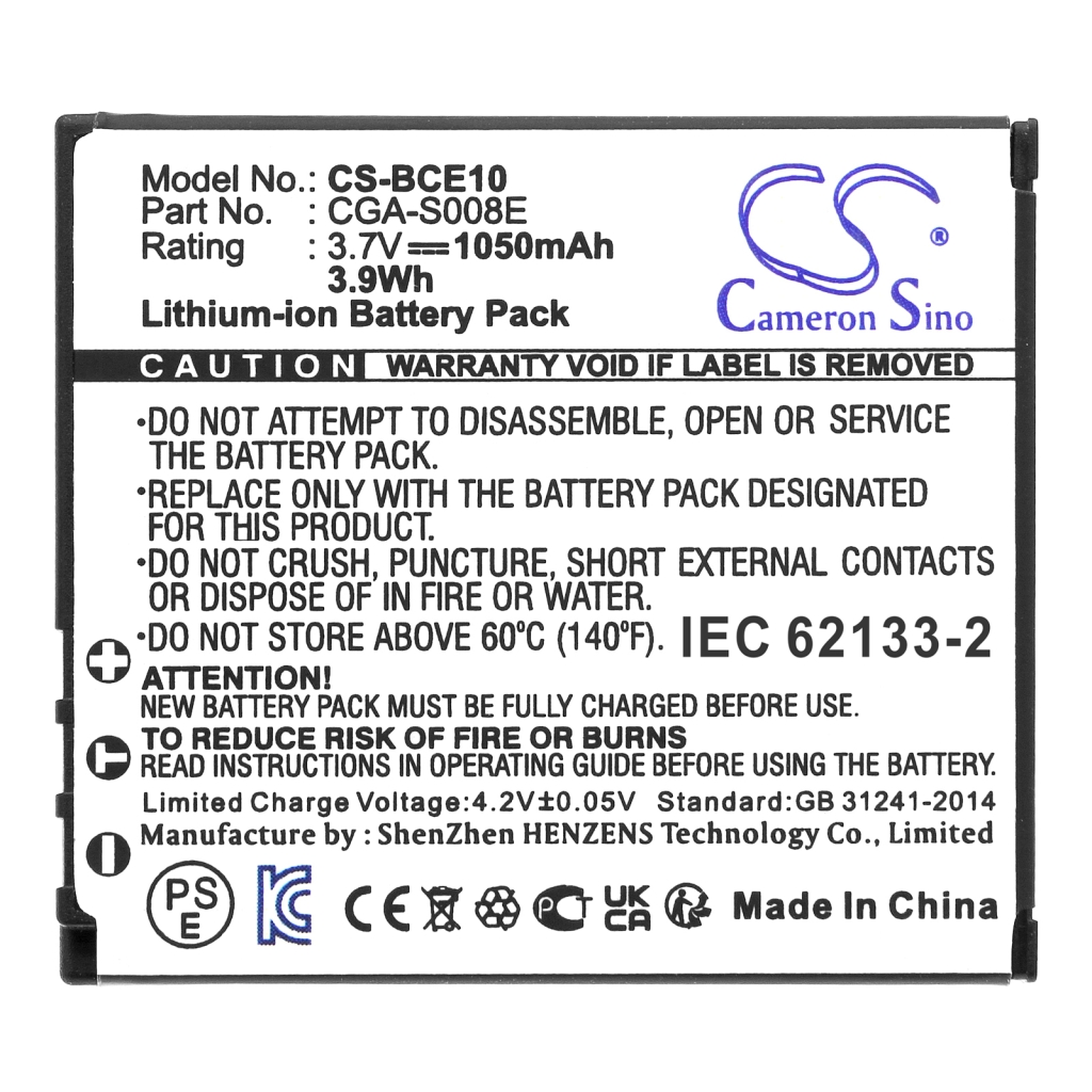 Camera Battery Panasonic SDR-S7EG-S