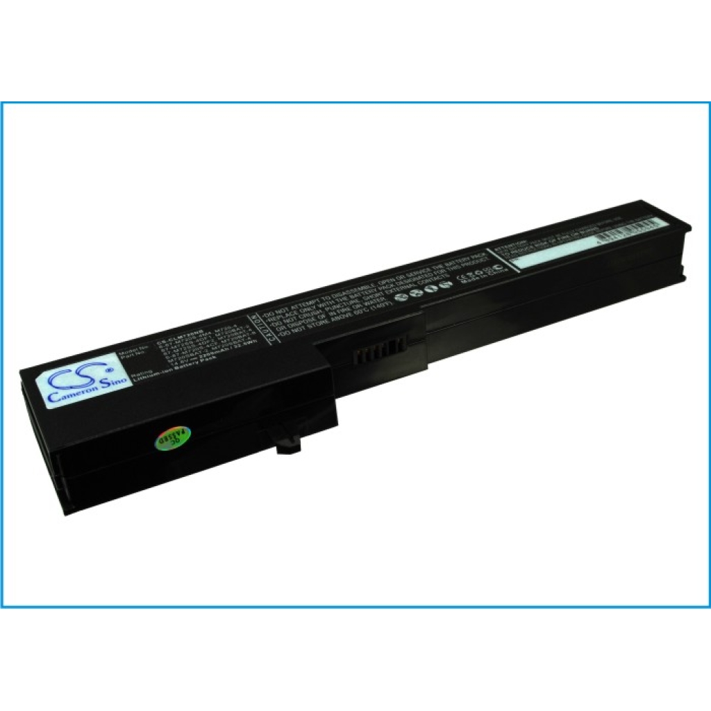 Notebook battery CLEVO MobiNote M72