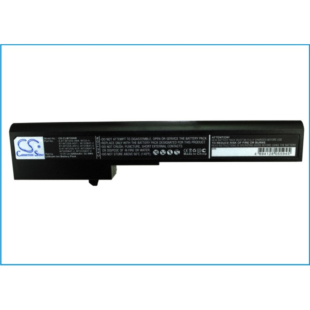 Notebook battery CLEVO MobiNote M72