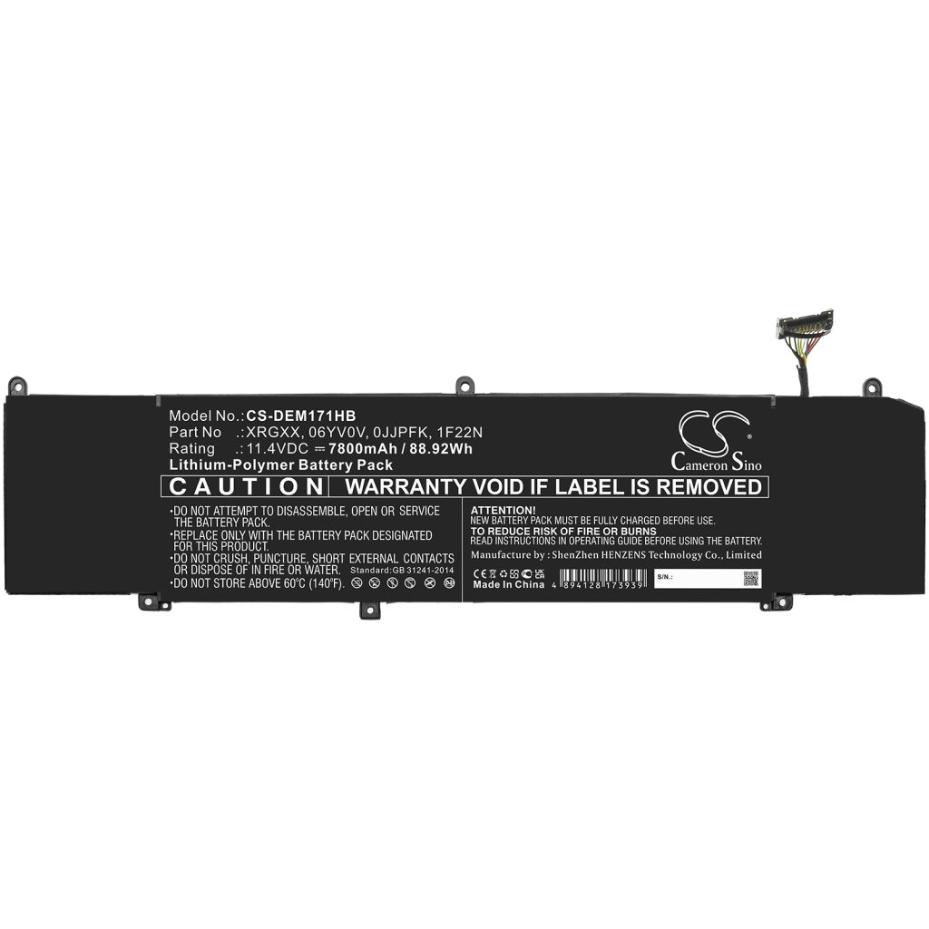 Notebook battery DELL ALW17M-D2726S
