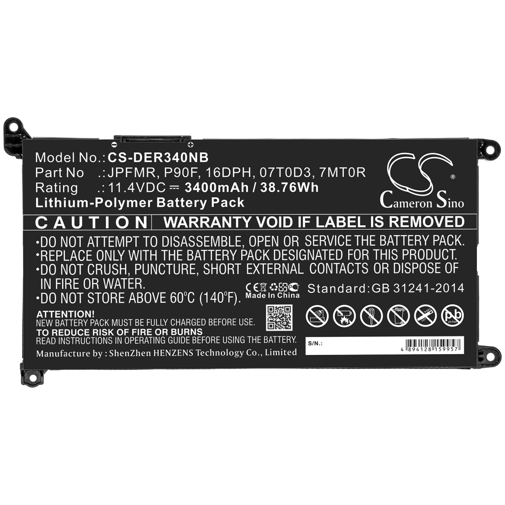 Notebook battery DELL Latitude 3390