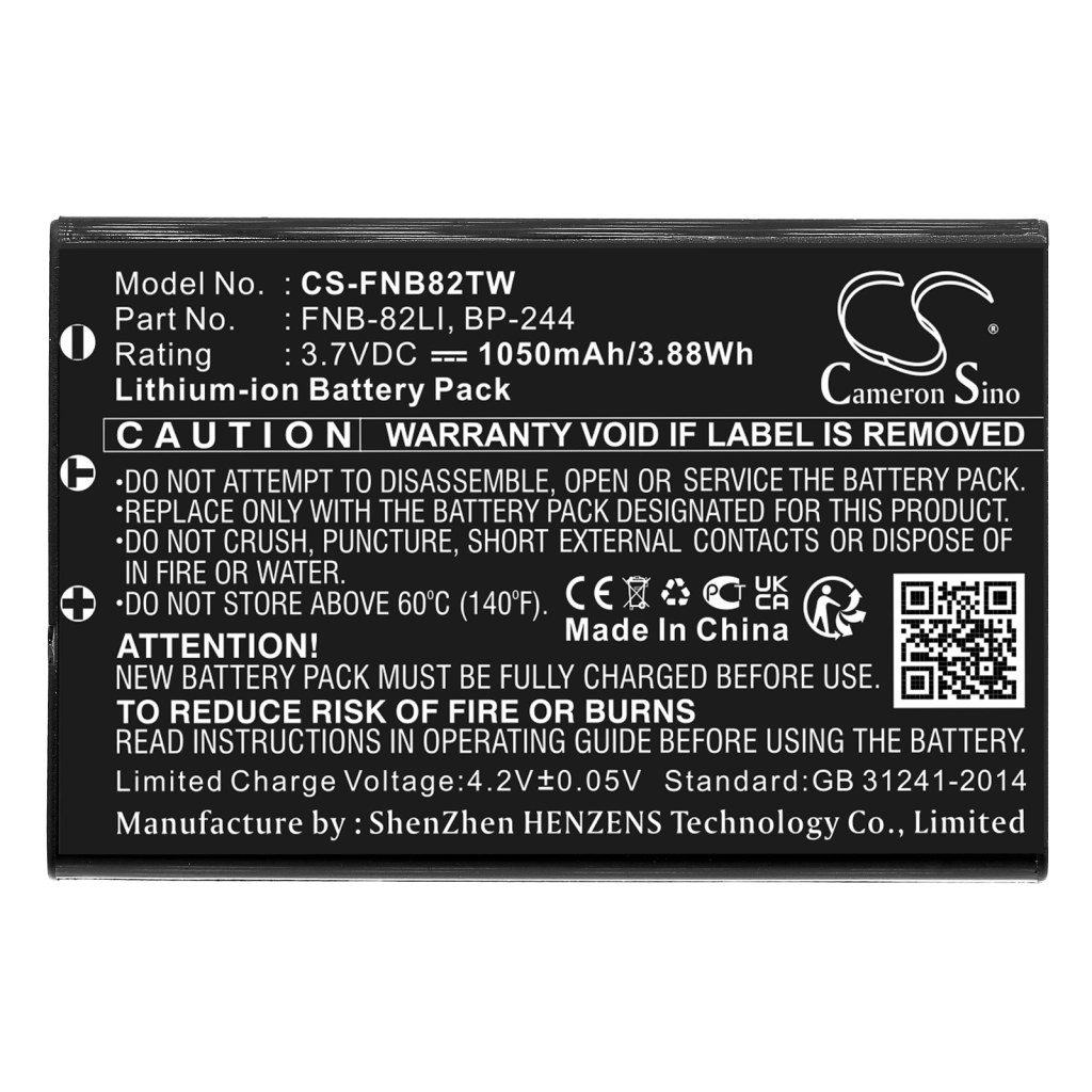 Camera Battery SVP CS-FNB82TW
