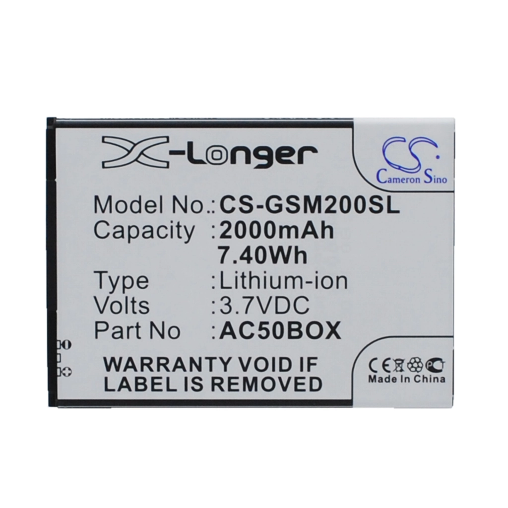 Mobile Phone Battery GSmart CS-GSM200SL