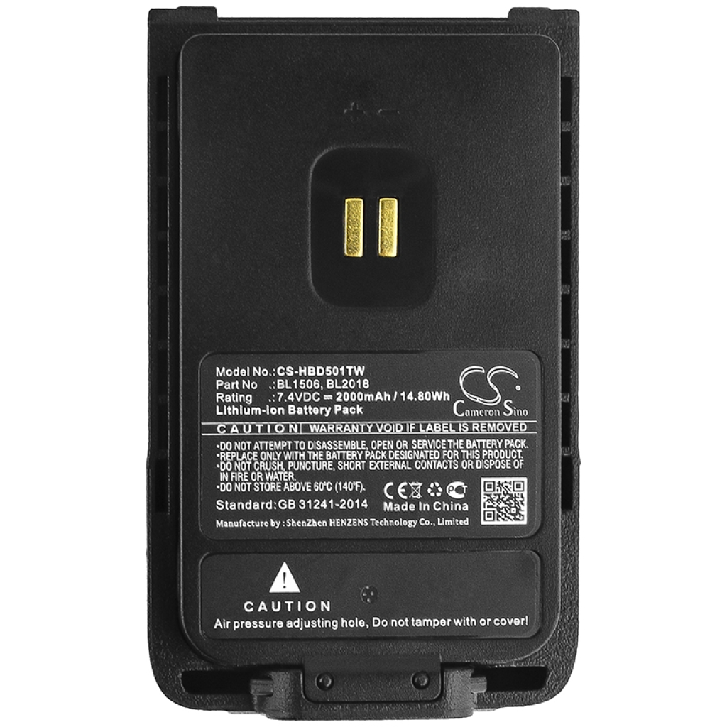 Two-Way Radio Battery Hytera BD500