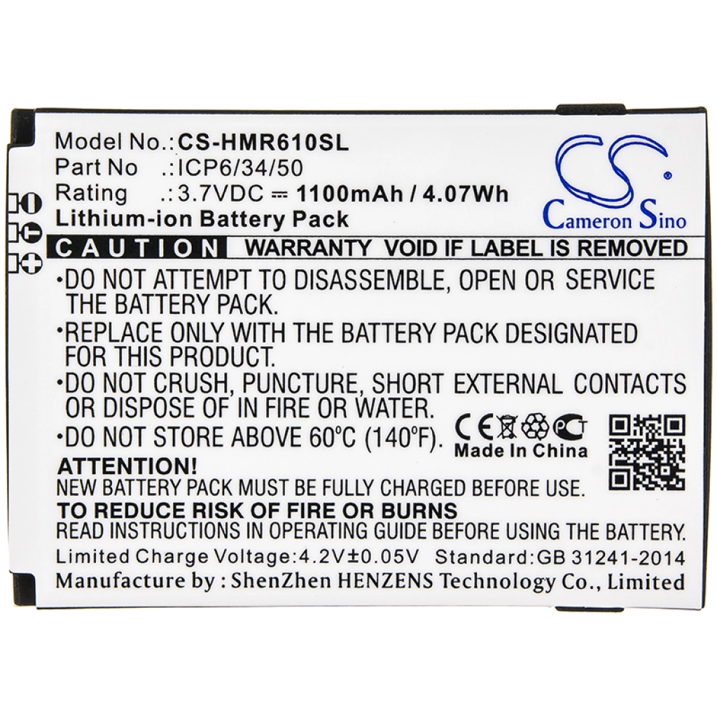 Power Tools Battery Humanware CS-HMR610SL