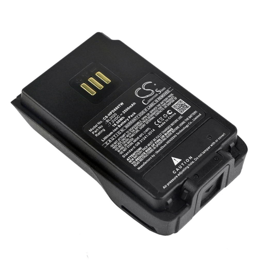 Two-Way Radio Battery Hytera PD602G