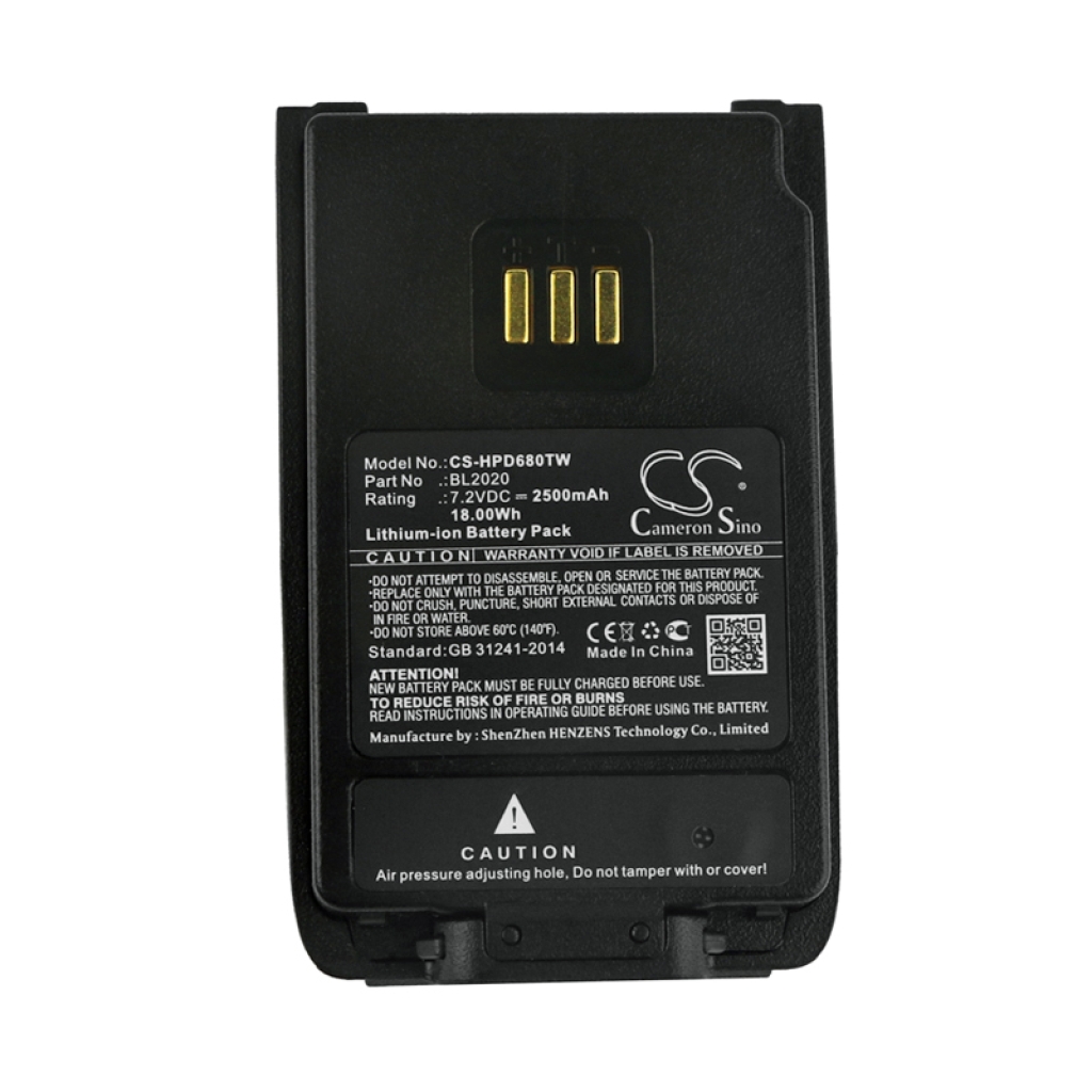 Two-Way Radio Battery Hytera PD602G