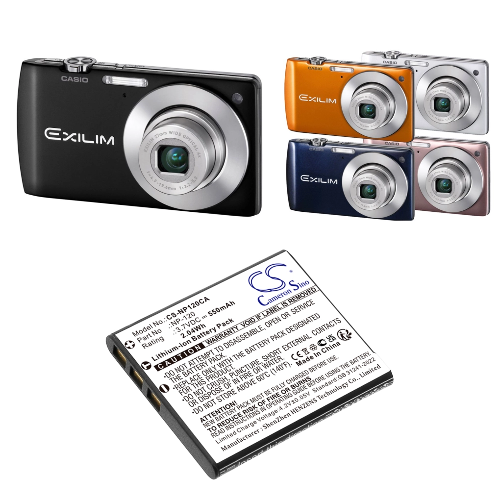 Camera Battery VIVIKAI CS-NP120CA