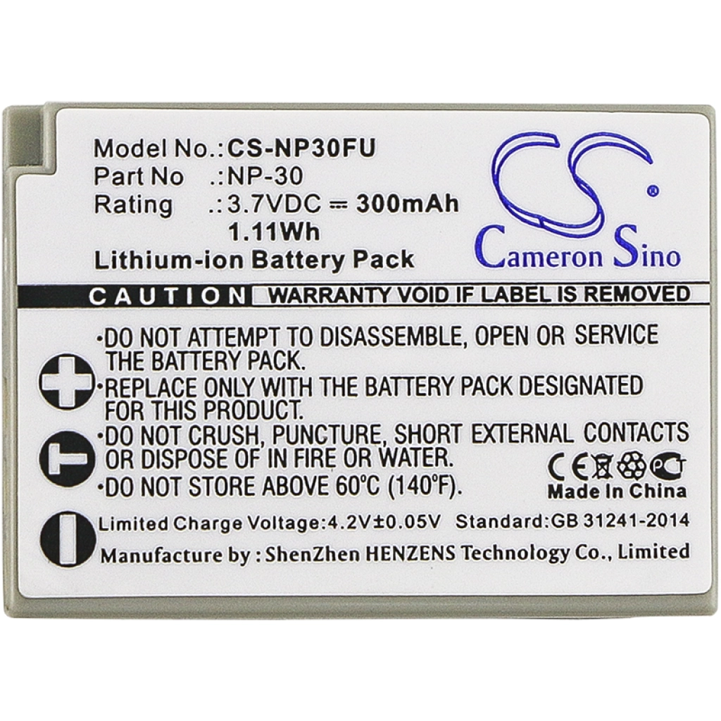 Camera Battery JTC CS-NP30FU