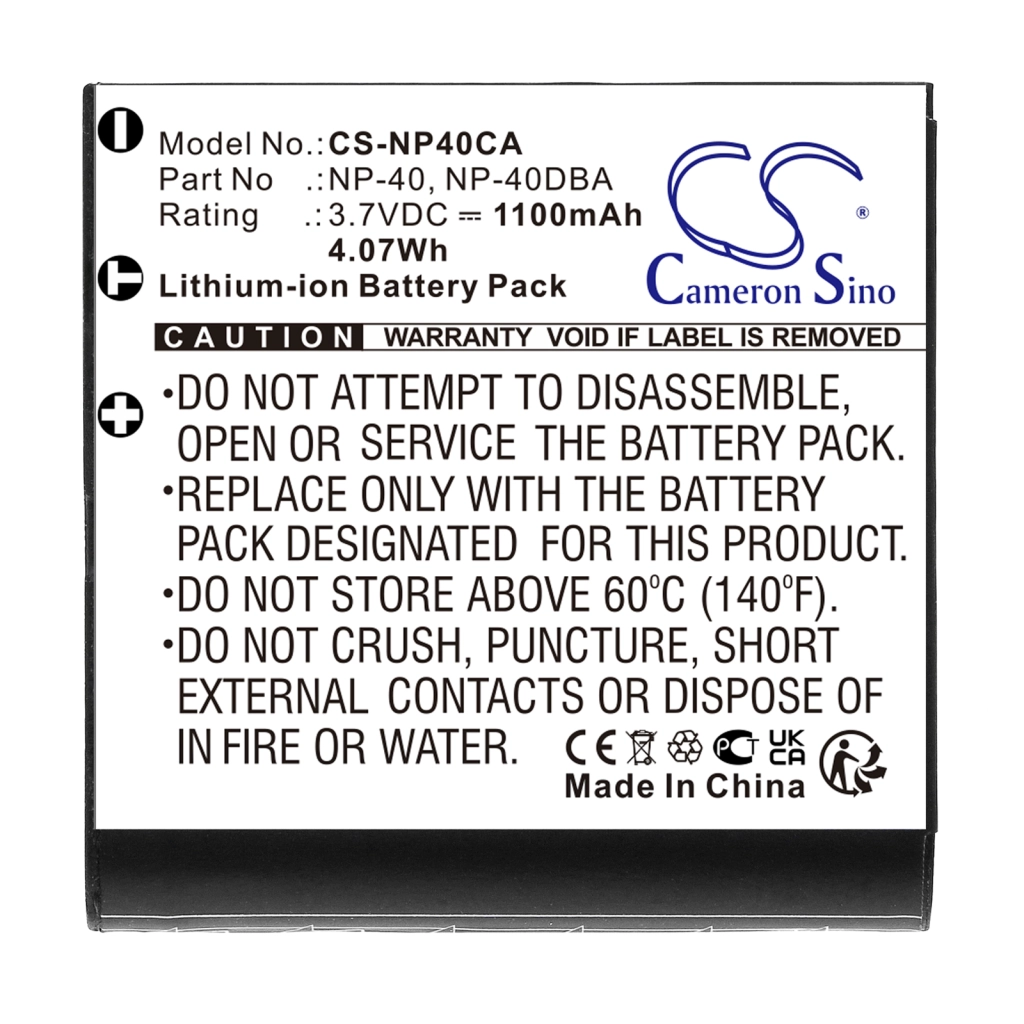 Camera Battery Agfa CS-NP40CA