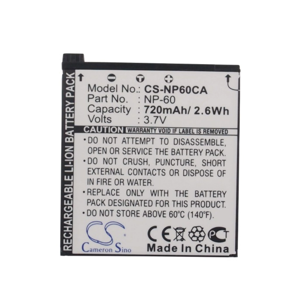 Camera Battery Somikon CS-NP60CA