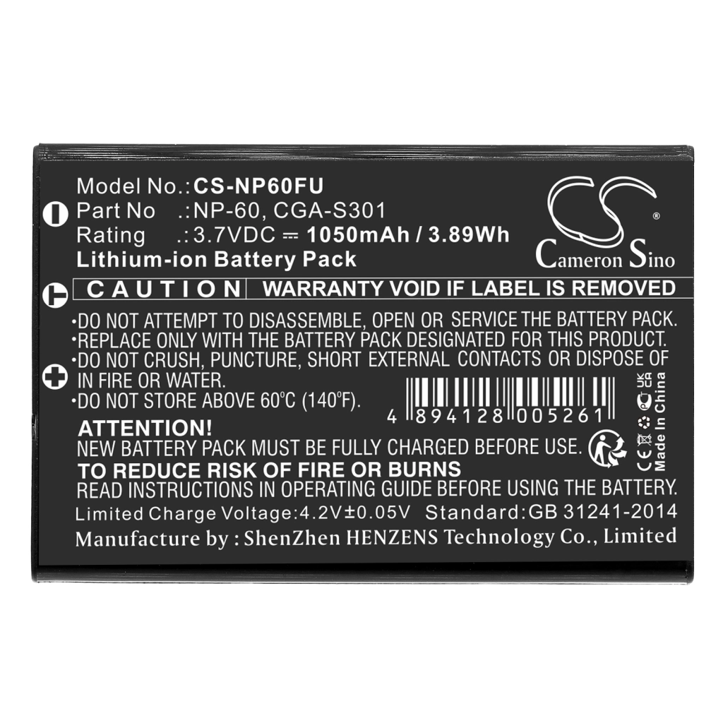Camera Battery Medion CS-NP60FU