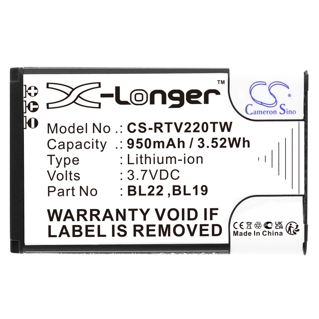 Mobile Phone Battery Ebest CS-RTV220TW