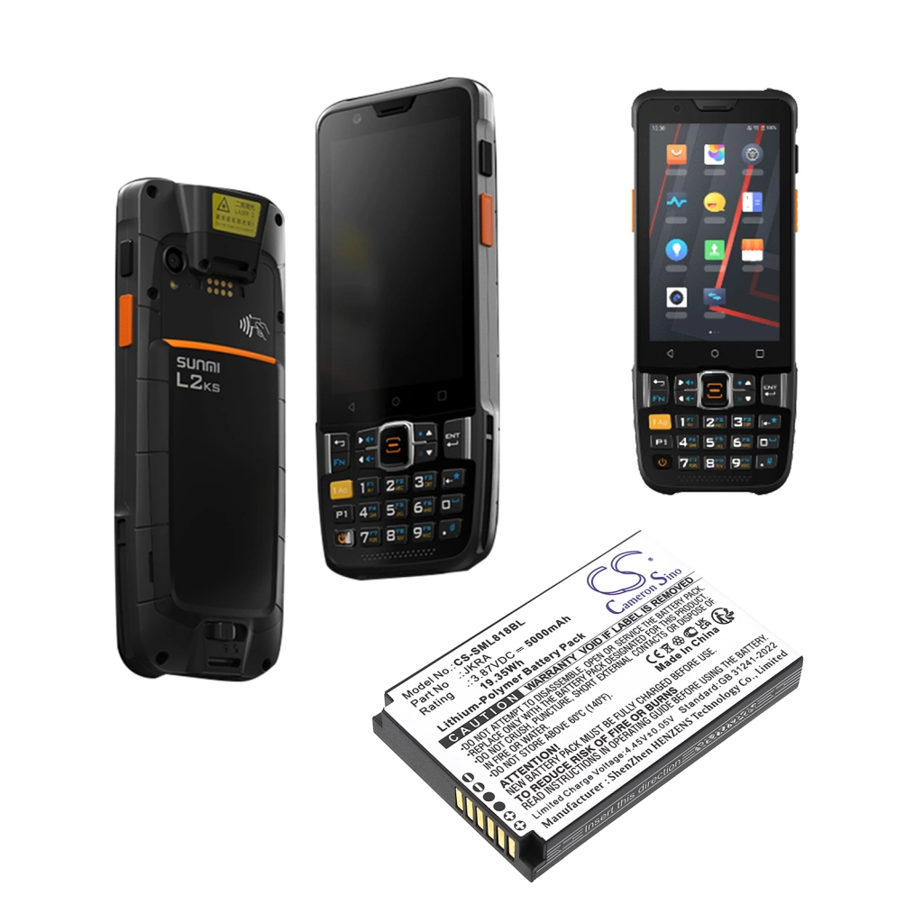 Payment Terminal Battery Geenk CS-SML818BL