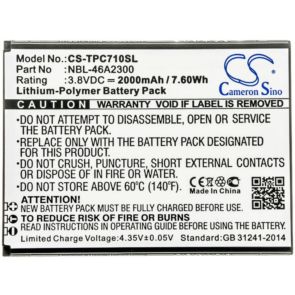 Mobile Phone Battery Tp-link CS-TPC710SL