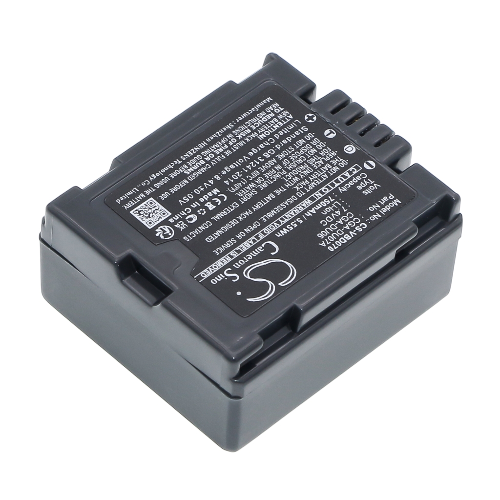 Camera Battery Panasonic VDR-M55E-S
