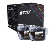 TCTK ink cartridges LC-3219XL 2 pack Black compatible with Brother MFC-J 5330 DW 5730 DW 6530 DW 6930 DW, replaces LC3219XLBK