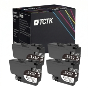 TCTK Ink Cartridges LC-3237 4-pack Black compatible with Brother HL-J 6000 DW, for HL-J 6100 DW, for MFC-J 5945 DW, for MFC-J 6945 DW, for MFC-J 6947 DW, replaces LC3237BK