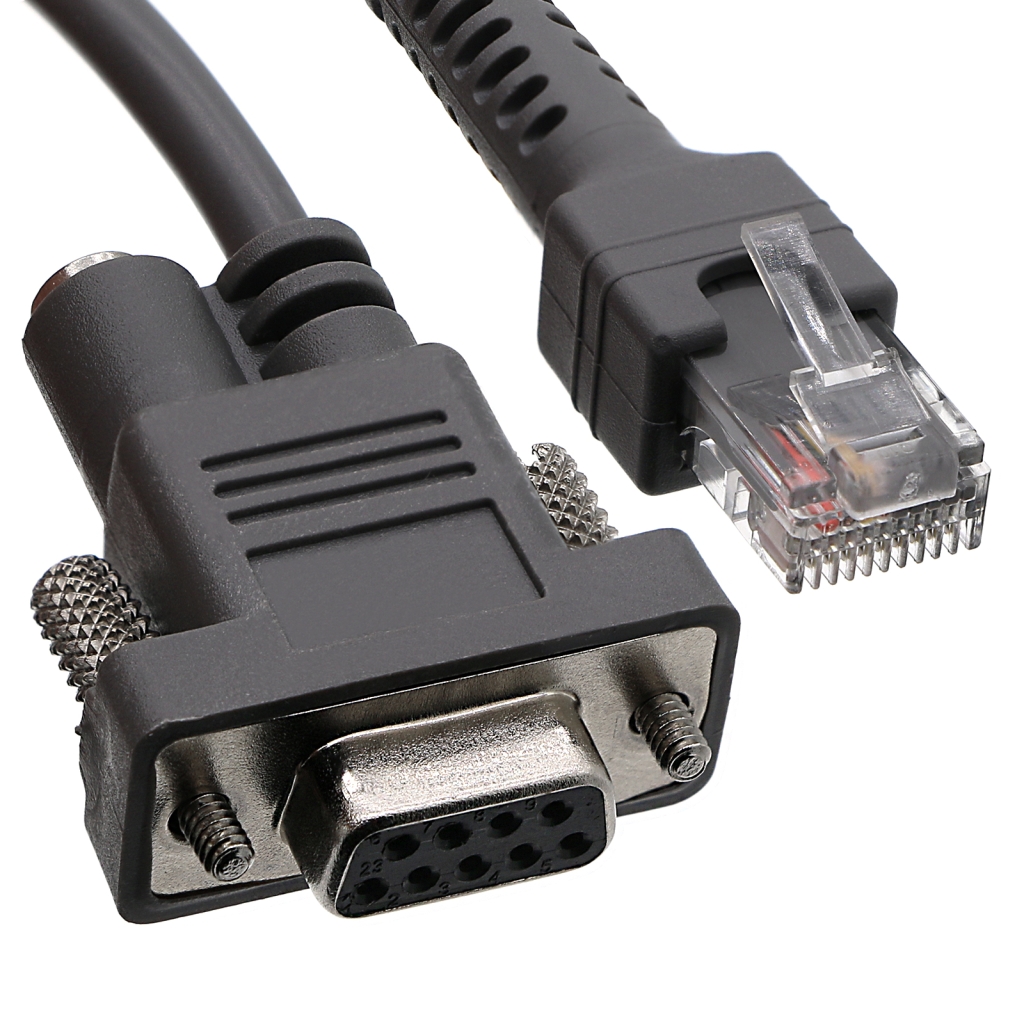 Compatible replacement for Zebra CBA-U01-S07ZAR,RJ45,RS232