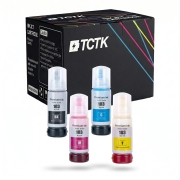 Multipack (4) Inks CMYK (Cyan/Magenta/Yellow/Black) Compatible with Epson EcoTank - Replaces E-103BK