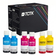TCTK Ink Cartridges 70ml GT52M GT52Y 6-pack CMY (2 of each) compatible with HP DeskJet GT 5810 5820 5822, for Ink Tank 115 118 310 311 315 318 319 410 411 412 415 416 418 419, for Smart Tank 500 502