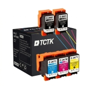 TCTK Ink Cartridges 266 267 2-pack Black Multi-Color compatible with Epson WorkForce WF-100 W, for WorkForce WF-110 W, replaces C13T26614010