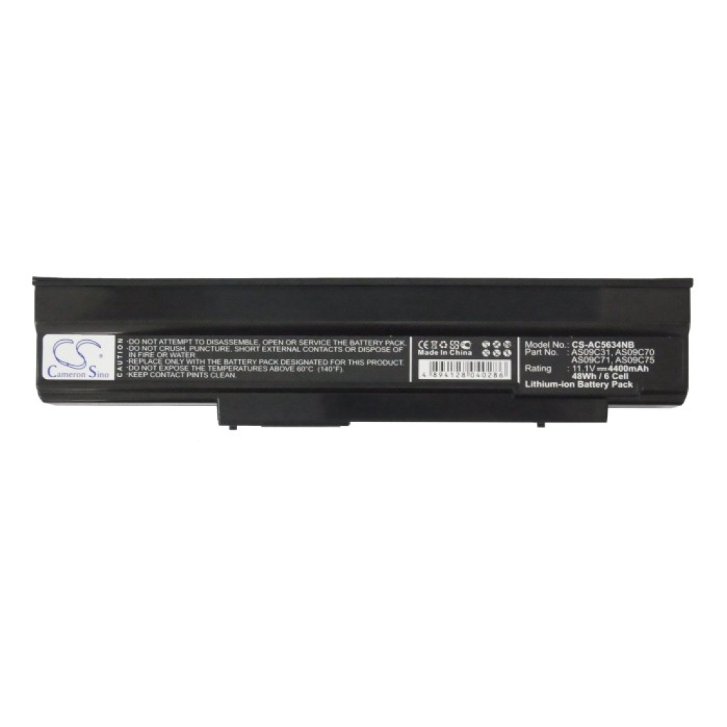 Compatible battery replacement for Acer AS09C31,AS09C70,AS09C71,AS09C75,BT.00605.022...