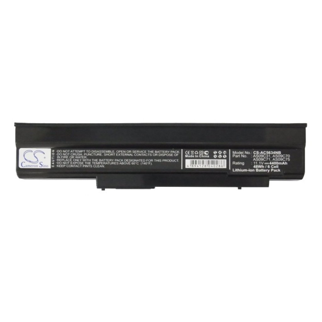 Compatible battery replacement for Acer AS09C31,AS09C70,AS09C71,AS09C75,BT.00605.022...