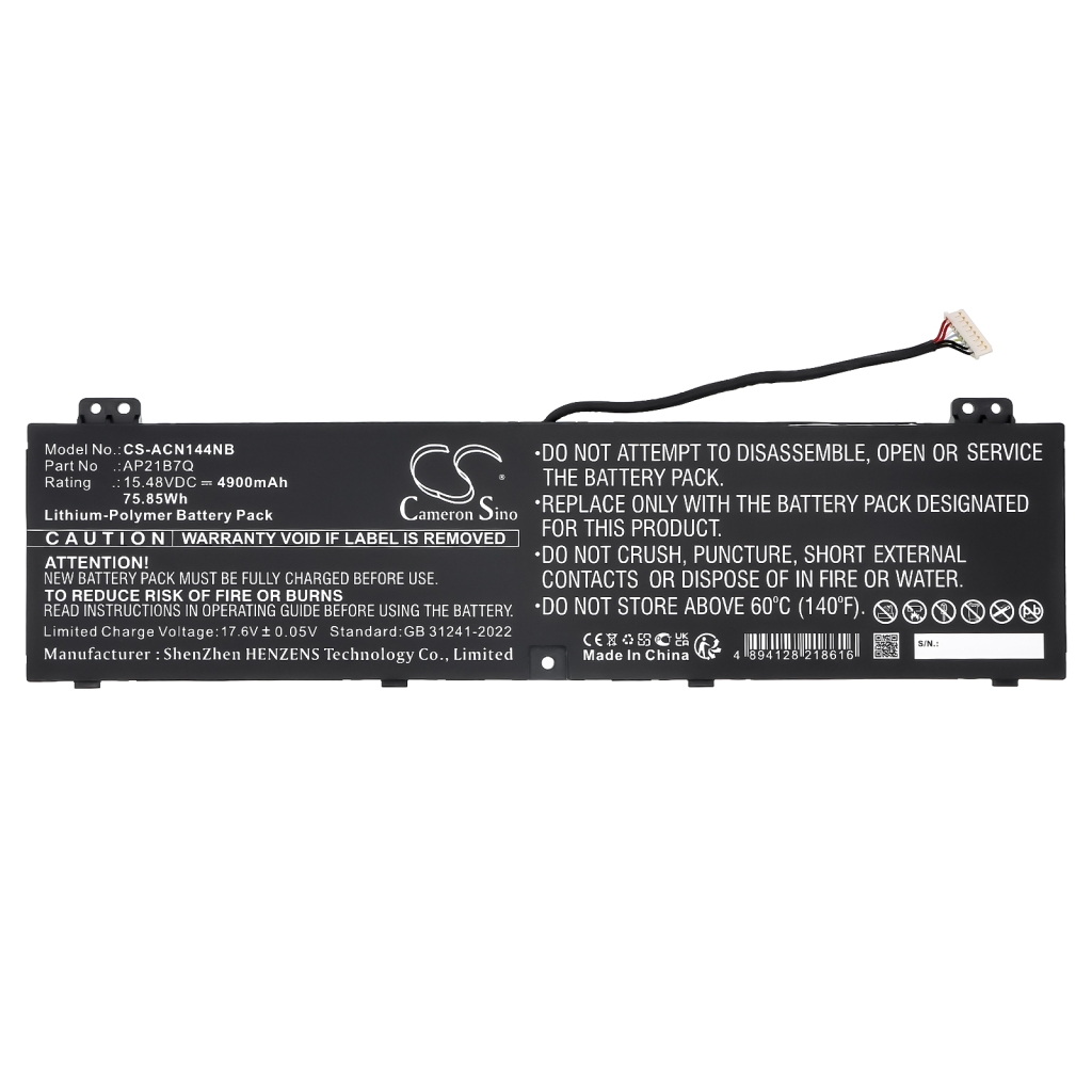 Battery Replaces AP21B7Q