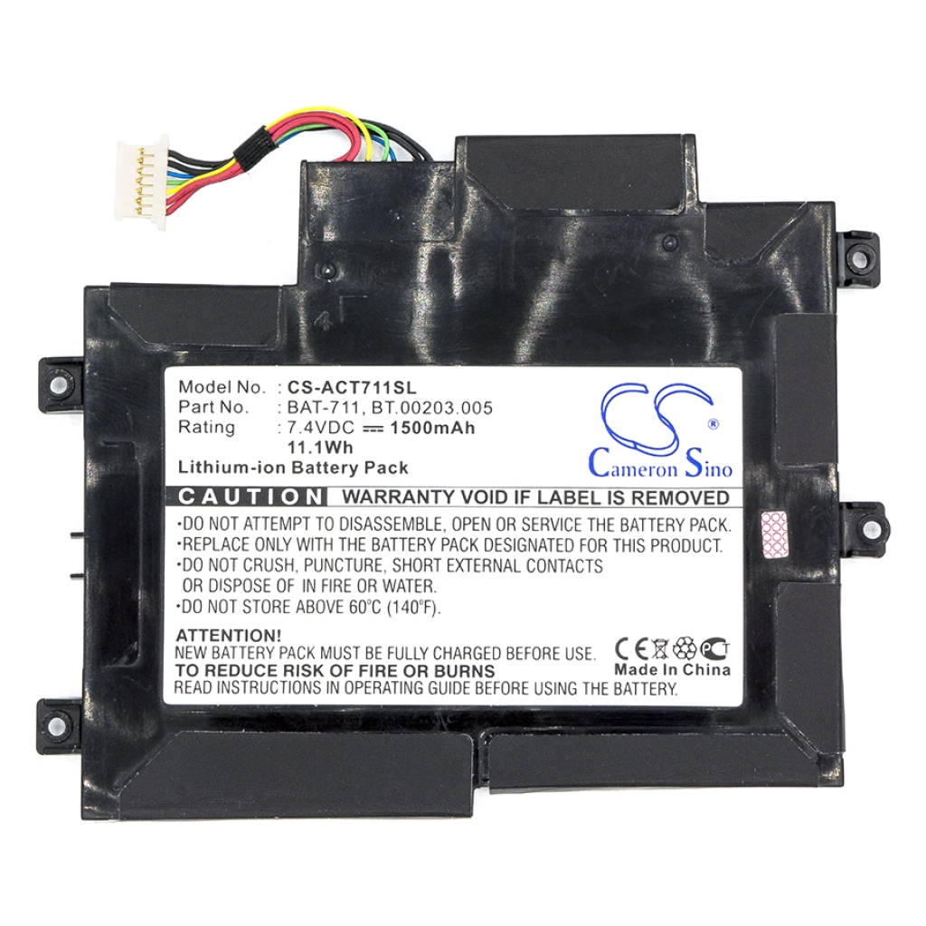 Batteries compatible with Acer Iconia Tab A100 Tab A101 CS-ACT711SL