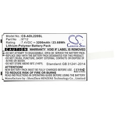 Compatible battery replacement for Additel 9702,9712