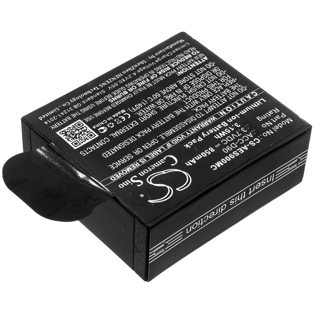 Battery Replaces AEE ACC-D90