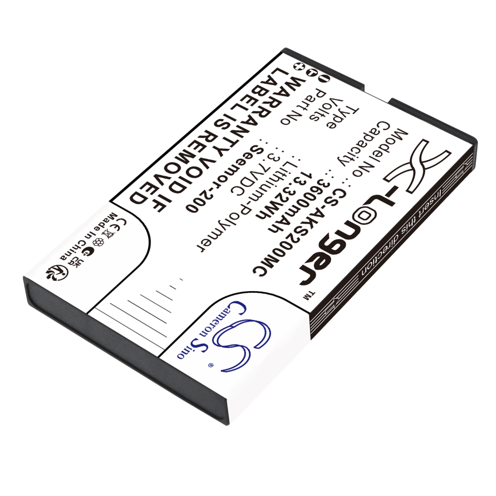 Battery compatible with Akaso CS-AKS200MC