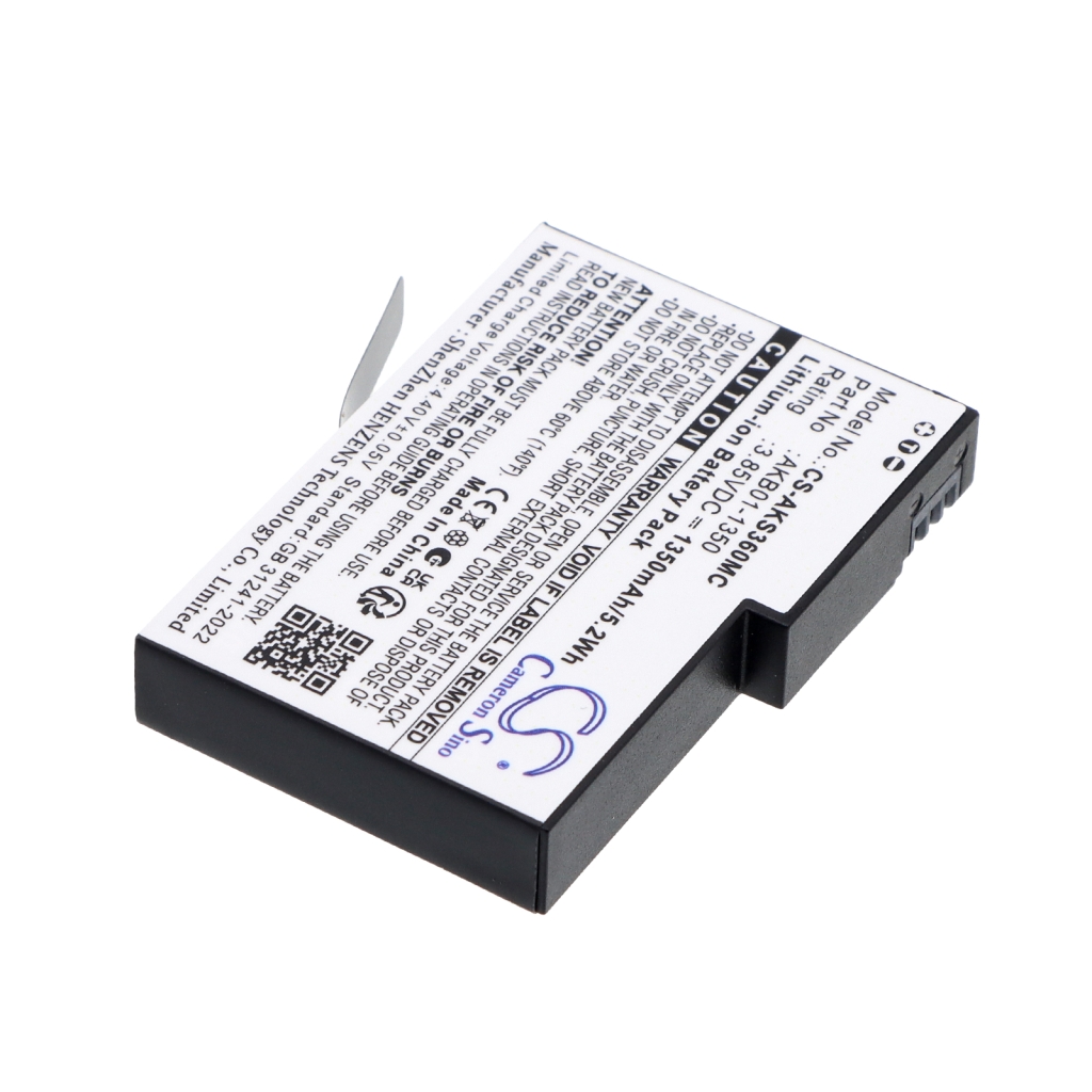 Battery compatible with Akaso