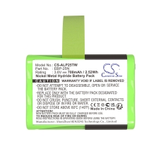 Compatible battery replacement for ALINCO EBP-25N