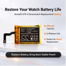 Compatible battery replacement for Amazfit PL551825